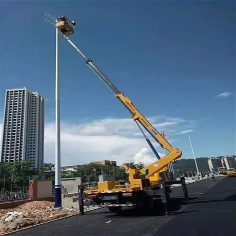 安吉县维修路灯的曲臂升降车出租